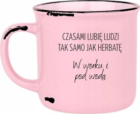 Bögre Rózsaszín Retro Ajándék Vicces Anyák Napja Zsákban És Víz Alatt