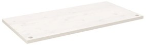 fehér tömör fenyőfa asztallap 110 x 55 x 2,5 cm