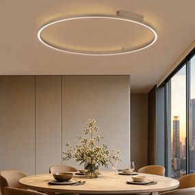 Brilagi - LED dimmelhető lámpatest PORTOFINO LED/85W/230V Ø 120 cm bézs + távirányító
