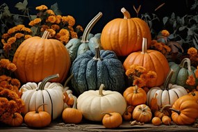 Poszter 60x40cm Őszi termések