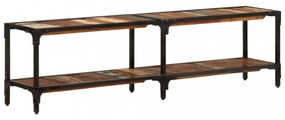tömör újrahasznosított fa TV-szekrény 150x30x41 cm