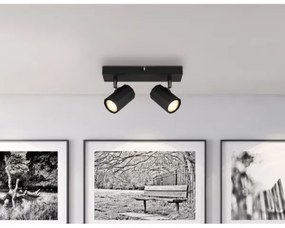 Globo 57918-2B - Spotlámpa JAMES 2xGU10/25W/230V fekete