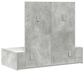 Fali öltöztetőasztal Beton Szürke 83x40x70 cm