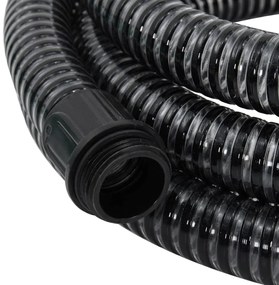 fekete PVC szívótömlő sárgaréz csatlakozókkal 1,1 5 m&quot;