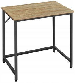 Dolgozószobai szett íróasztal TAYLOR 80x50 cm sonoma tölgy + irodai szék AVOLA VELVET világoskék