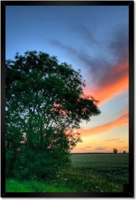 Poszterek keretben 40x60 Lángoló égbolt