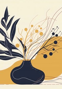 Poszter 42x59,4cm Sötét levelek nyugalma