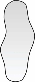 vidaXL fekete falitükör 60x25 cm