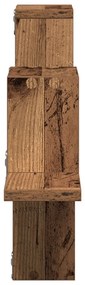 Falipolc Öreg Fa 104,5x10x43 cm Műszaki Fa