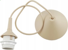 Függő lámpabúra függeszték túlnyúlás bézs boho lámpa Edison Loft retro