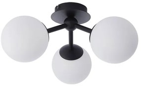 Endon 93489 - Fürdőszobai felületre szerelhető FRIO mennyezeti lámpa 3xG9/3W/230V IP44 fekete