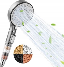 Zuhanyfej nagynyomású zuhanyhoz ionizációs szűrőkkel Takarékos