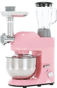 TEMPO-KONDELA KANTE, konyhai robotgép, 1800 W, 5 l, rózsaszín/króm
