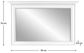 KENTAK LUS90 tükör, alpesi fehér