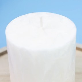 Esküvői Kívánsággyertya - henger 5,5 cm - fehér (WH1)