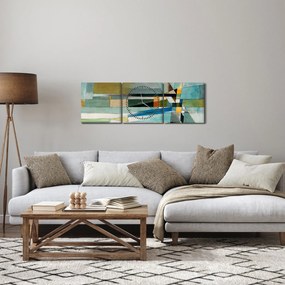 Kép - Absztrakció (órával) (90x30 cm)