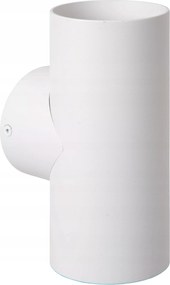 Fali lámpa fali lámpa fehér cső 18 cm felső alsó modern Lucide