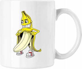 Bögre Banán Vicces Mém Fehér 330ml