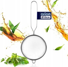 Konyhai szűrő acél cédrusfa szita lecsepegtető fogantyúval 10 cm