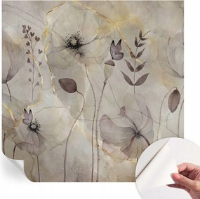 Dekoratív öntapadós fotótapéta irodába Finom virágok 250x250 cm