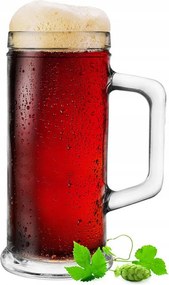 Üveg Söröskorsó 500 Ml-es Pohár Füllel