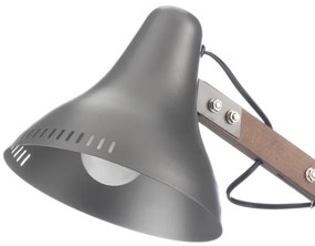 ONLI - Asztali lámpa ARCHITETTO 1xE27/22W/230V 62 cm szürke/barna