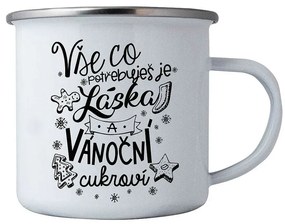 Bohemia Gifts karácsonyi bögre - Szerelem és karácsony, 350 ml