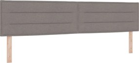 vidaXL Fejtámla Tópszínű 200 cm szövet