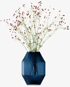 LSA International Rotunda váza, h 37 cm, zafír - LSA nemzetközi
