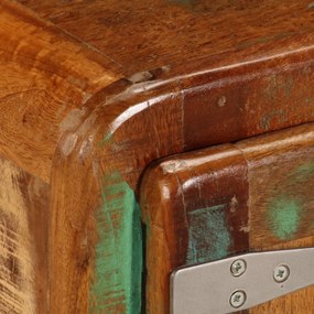 tömör újrahasznosított fa TV-szekrény 120 x 30 x 36 cm