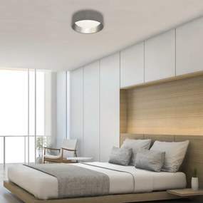 Briloner 3482014 - STARRY LED mennyezeti lámpa 12W 230V szürke/ezüst