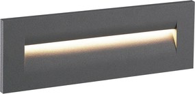 NOVOLUX 643A-L0109A-04 AMBRES Kültéri Falba Építhető Lámpa Antracit LED IP65