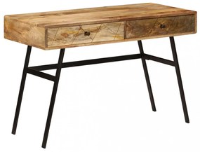 tömör mangófa fiókos íróasztal 110 x 50 x 76 cm