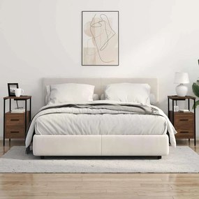 Éjjeli Szekrények 2 pcs barna tölgy 30 x 48 x 61 cm Faanyag