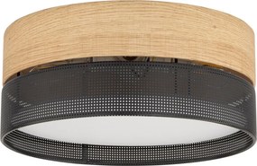TK LIGHTING 4800 NICOLA Ernyős Mennyezeti Lámpa Fekete E27 IP20