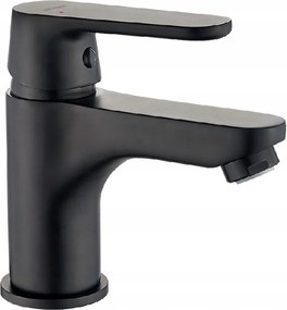 Álló Mosdócsaptelep, Fekete, Dugóval