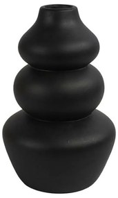 CAIRN fekete kerámia váza 22 cm