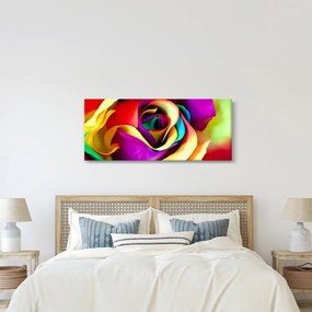 Kép - Színes rózsa (120x50 cm)