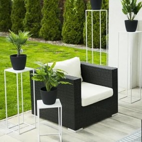 Virágállvány 70x24 cm, fehér