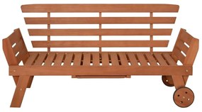 Barna tömörfa kerti pad Rincon – Garden Pleasure