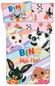 Bing It's a Thing gyerek, ovis ágyneműhuzat 100×135cm, 40×60 cm