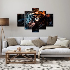 Egy fekvő tigris képe (150x105 cm)