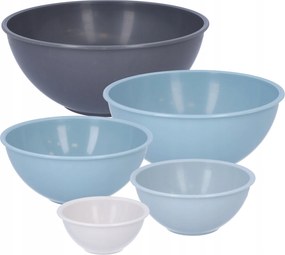 Konyhai tál szett műanyag tál 5 db-os