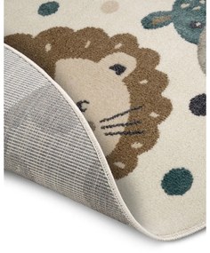 Bézs gyerek szőnyeg ø 100 cm Animal Party – Hanse Home