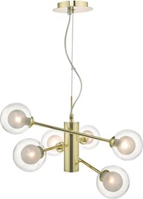 Dar Lighting KUMARA KUM0635 Függőlámpa 6x25W/G9
