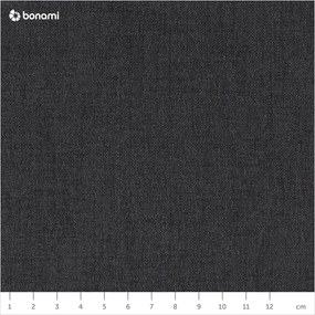 Antracitszürke boxspring ágy 180x200 cm Stockholm – Meise Möbel