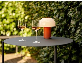 Fekete fém kerek étkezőasztal ø 70 cm Disc – Zone