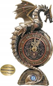 Steampunk Sárkány Óra Gravírozási Hellyel Mágikus Fantasy Ajándék V