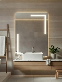 Via Lactea Led tükör 50x70cm Érintőképernyős 3000k Made in Pl| Hotel