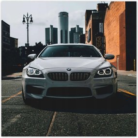 Poszter 70x70 Fehér sportos Bmw